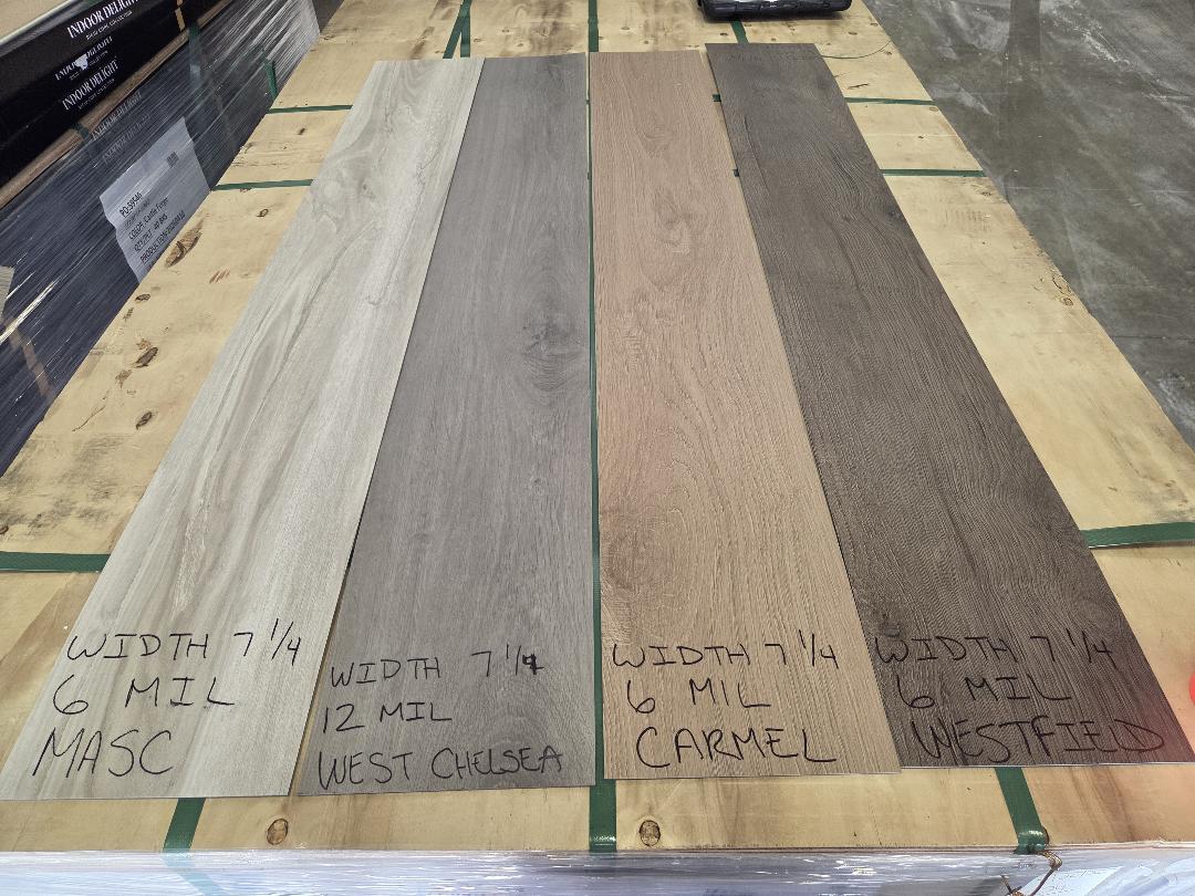 Mohawk, shaw glue down plank lvp/lvt from 50-90 cents a sf